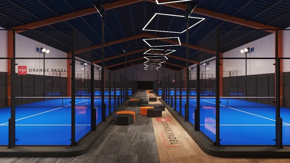 Orange Padel Court